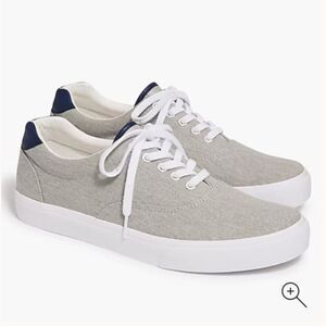 J. Crew Factory Canvas lace-up sneakers • size 10 • BS135